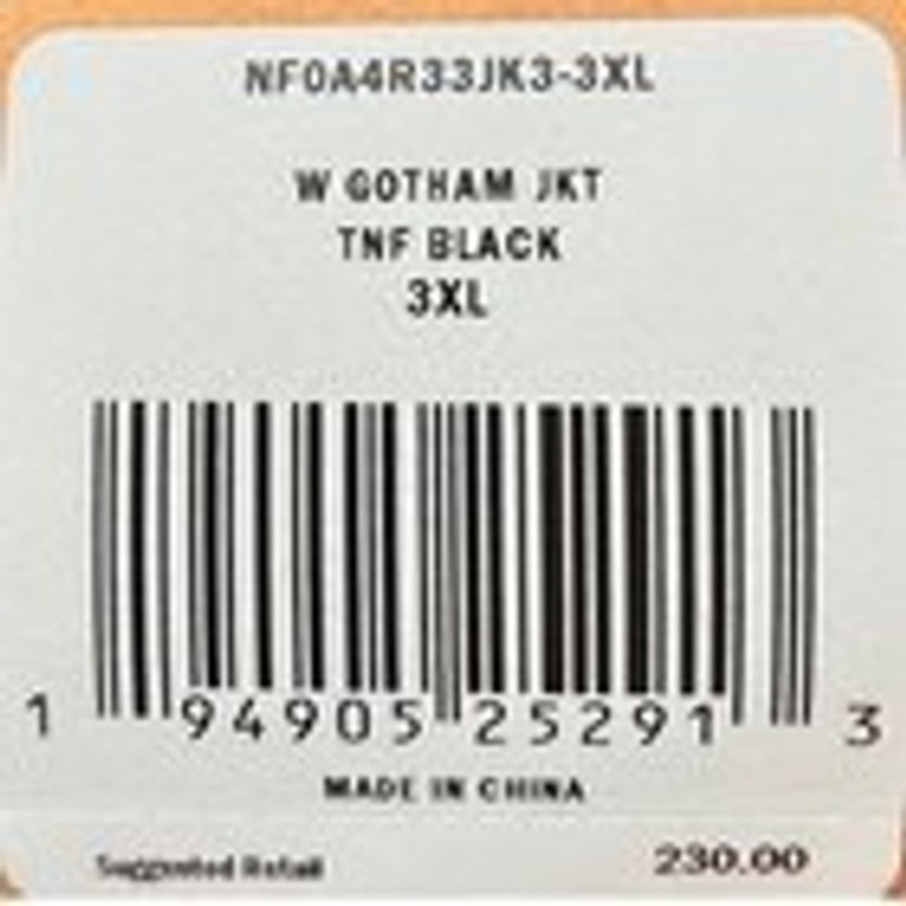 NWT The North Face Womens‎ Gotham Jacket 3XL Black 550 Fill Down Hooded Fur Trim - Picture 3 of 13